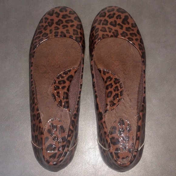 born leopard print flats